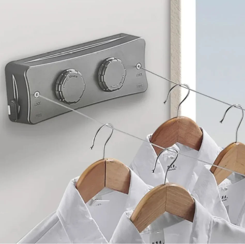 Retractable Invisible Indoor Steel Clothesline